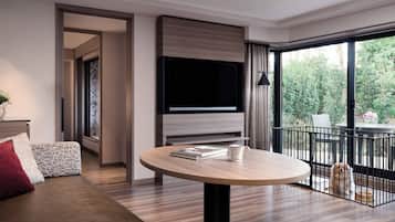 Flat-screen TV, toys
