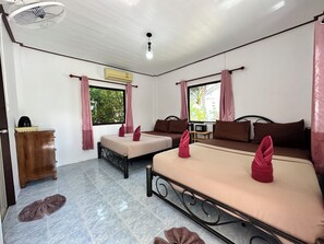 Family Room | มินิบาร์, Wi-Fi ฟรี, ผ้าปูที่นอน