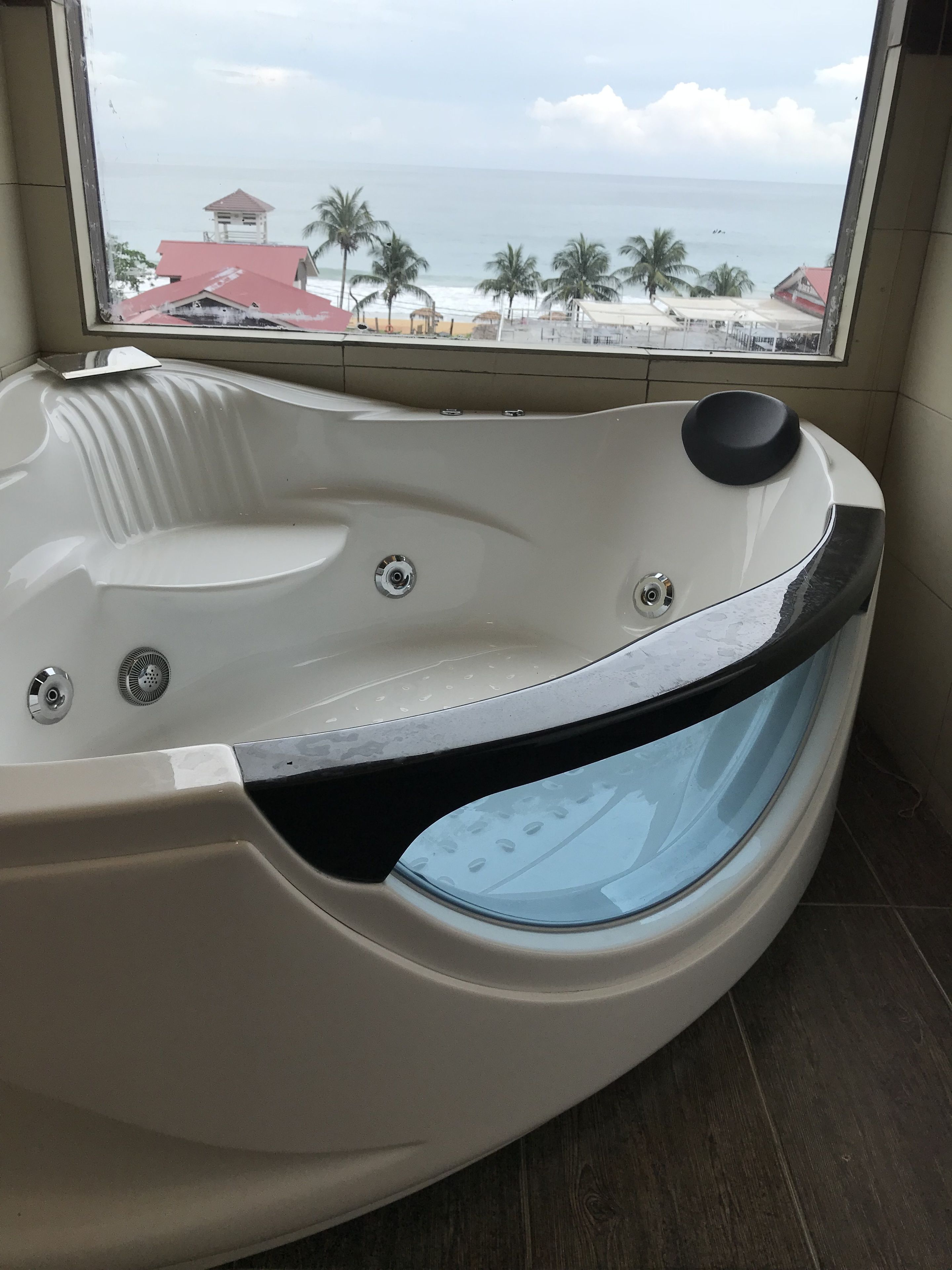 villa, sea view | bathroom | shower, rainfall showerhead, free toiletries, hair dryer