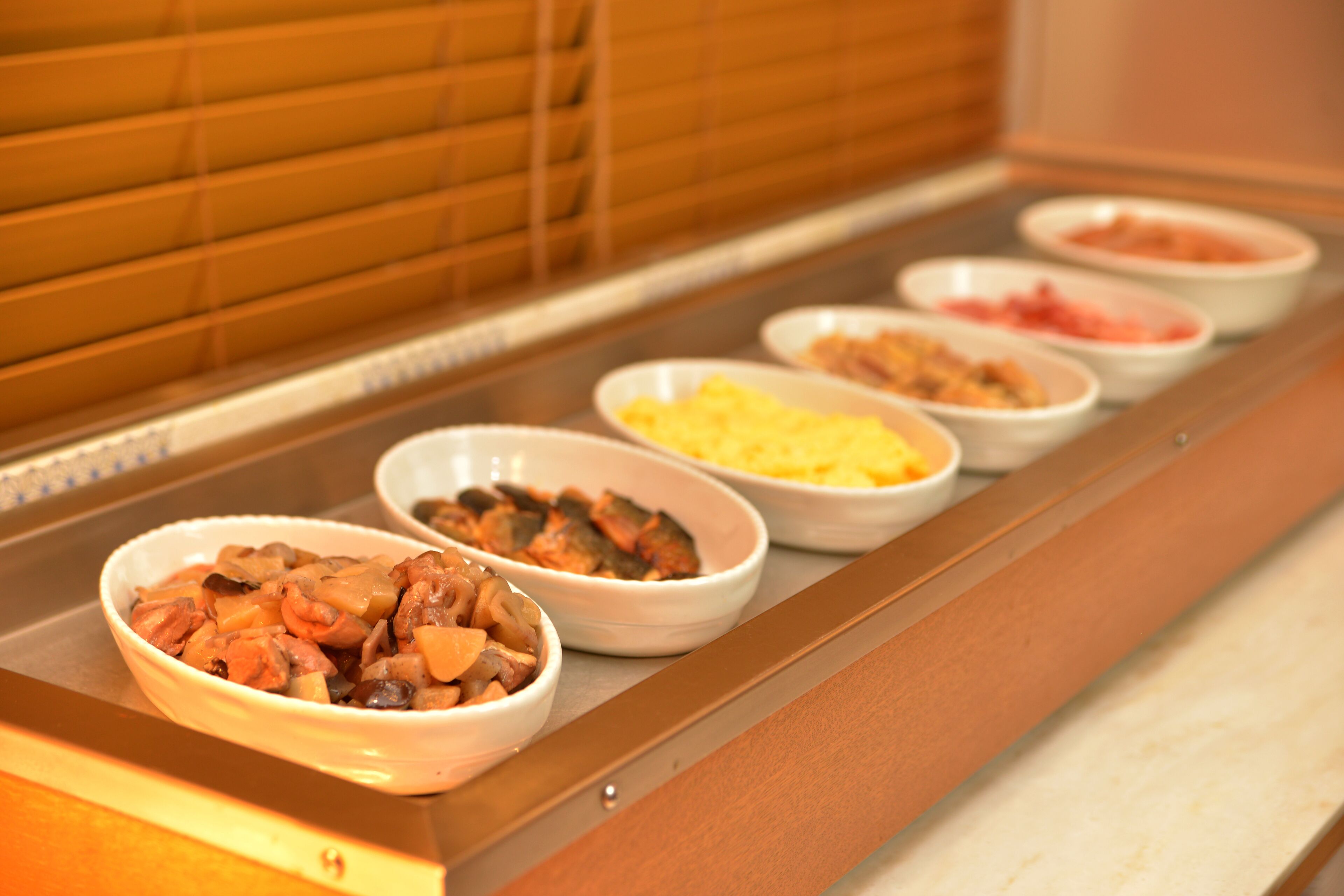 뷔페 아침 식사