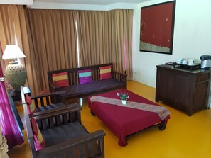 Suíte presidencial | Área de estar | TV de tela plana