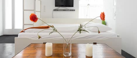 Condo premium, 1 quarto, cozinha, no piso térreo (Premium Apartment, 1 Bedroom, Kitchen) | 1 quarto, cofres nos quartos, individualmente decorados