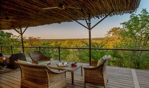 Terrace/patio - The Elephant Camp (Victoria Falls)