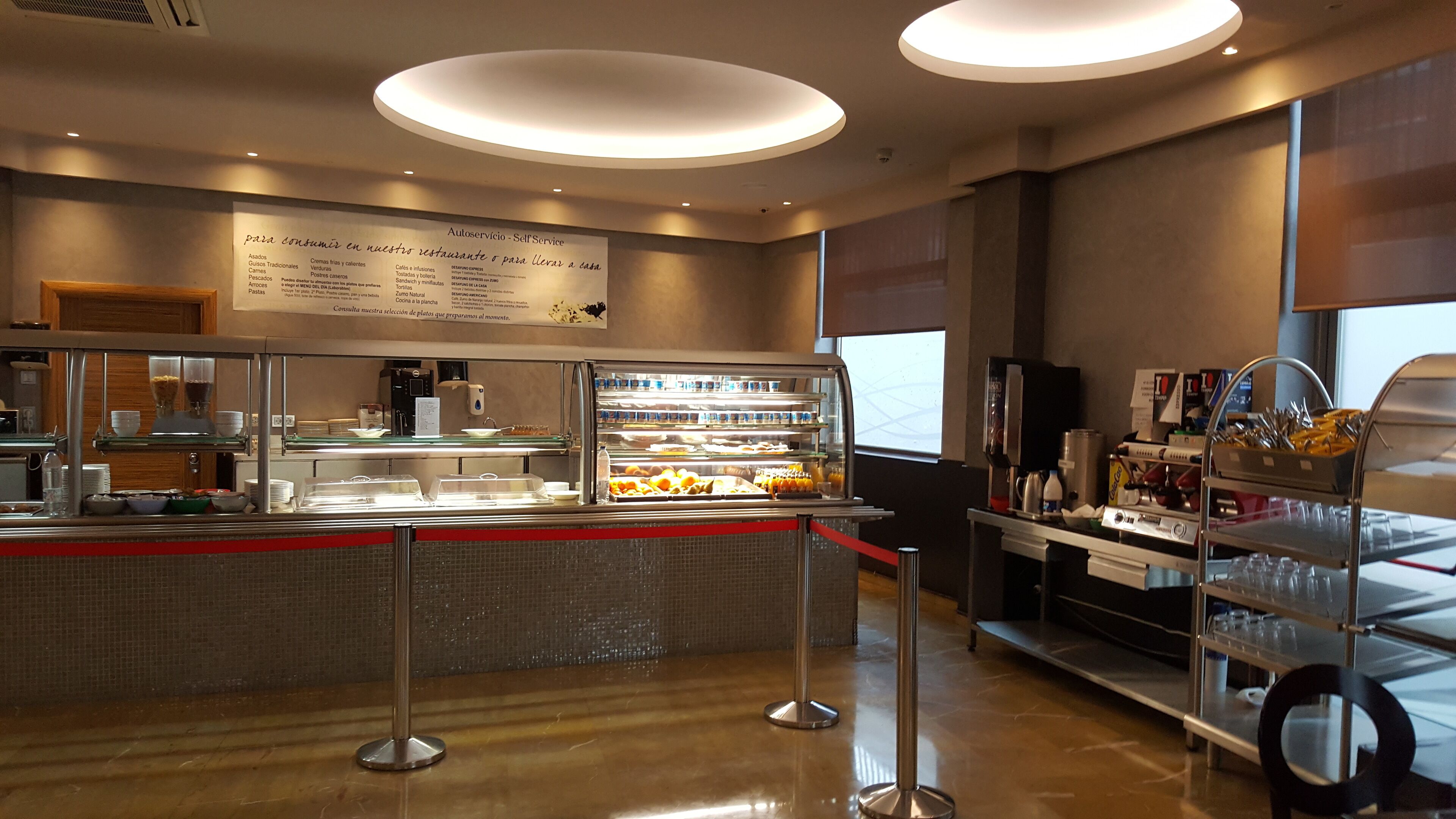 daily buffet breakfast (eur 7.70 per person)