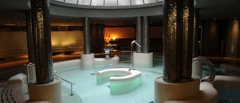 Sauna, hot tub, Turkish bath/hammam, body treatments, hydrotherapy