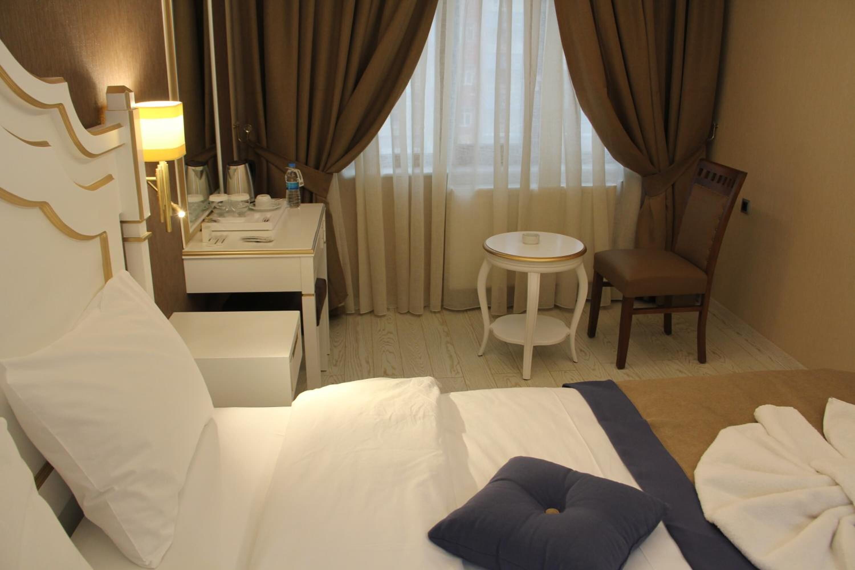 free minibar, in-room safe, desk, soundproofing