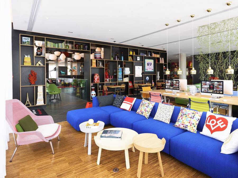 Lobby sitting area