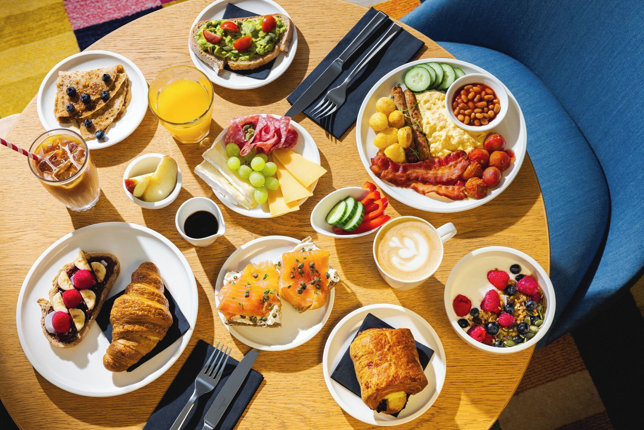 Daily buffet breakfast for a fee