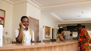 Check-in/check-out kiosk - Noda Hotel (Kumasi)
