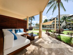Apartment, Multiple Beds, Pool View (EG818 Elements Condos 2 Bedroom) | Terrace/patio