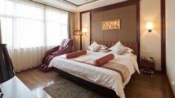 In-room safe, desk, blackout drapes, iron/ironing board