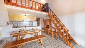 Apartment, 1 Bedroom (Ruinas 1) | Private kitchen | Full-sized fridge, stovetop, cookware/dishes/utensils - AffittaSardegna - Ruinas Apartments (Olbia)