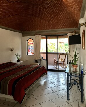 Desk, iron/ironing board, rollaway beds, free WiFi - Nican Mo Calli (Tepoztlán)