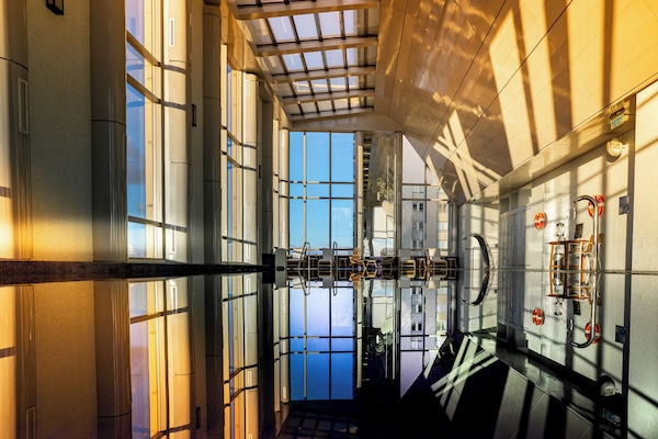 Indoor pool, seasonal outdoor pool, free cabanas, pool umbrellas