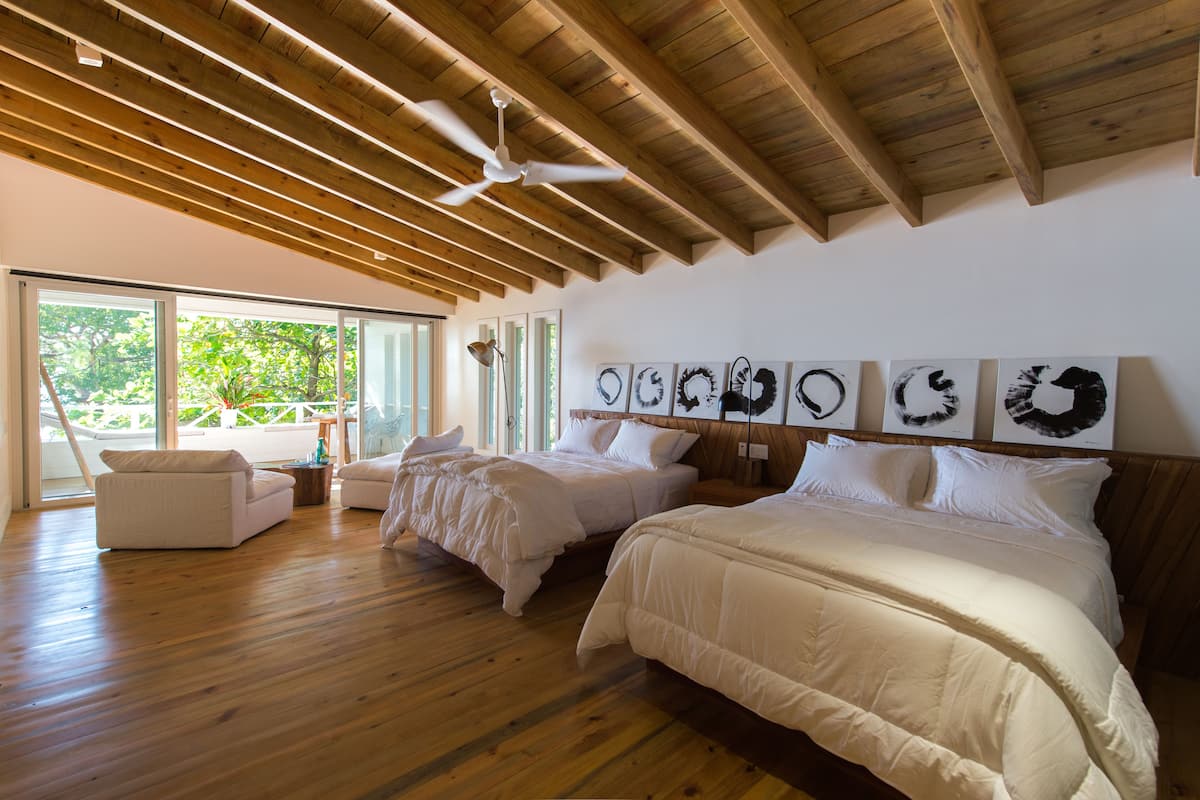 Luxury Suite, 2 Queen Beds, Sea View | 1 bedroom, premium bedding, minibar, in-room safe