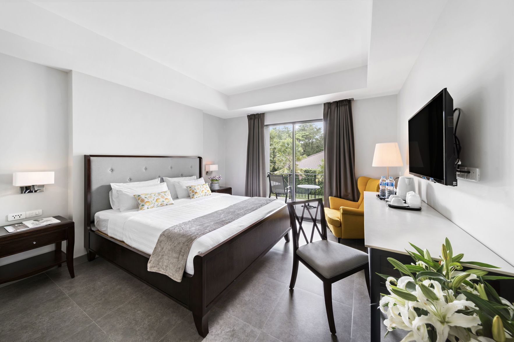 Egyptiska bomullslakan, sängtillbehör av högsta kvalitet och minibar