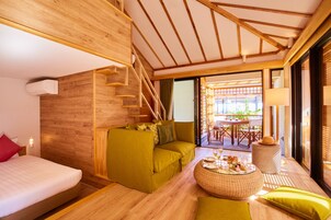 别墅, 2 间卧室 | 2 多间卧室、客房内保险箱、遮光窗帘、熨斗/熨板