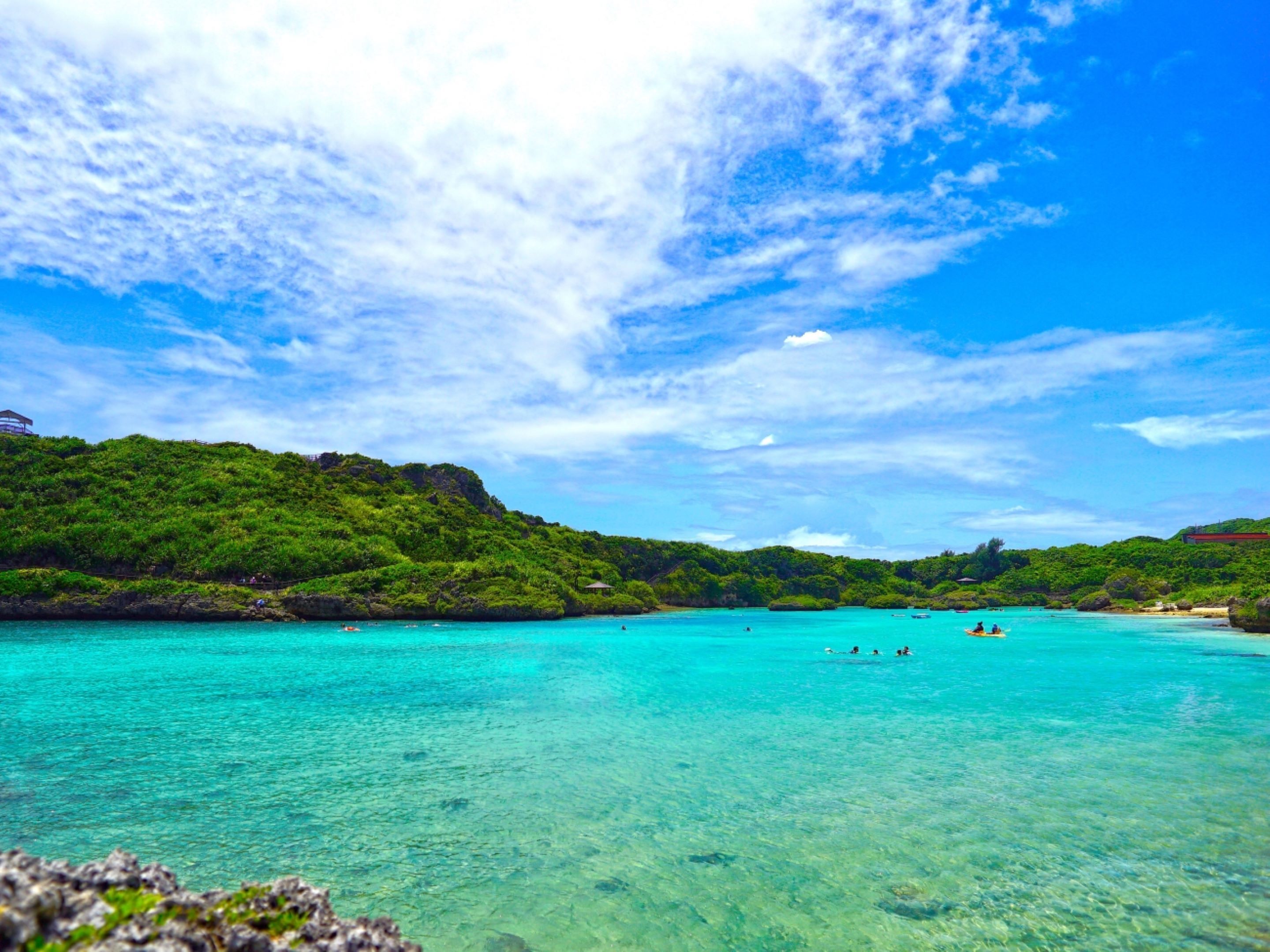 beach nearby, white sand