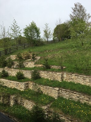 Romantisk studio, 1 soverom, peis, utsikt mot høyde | Utsikt fra rommet