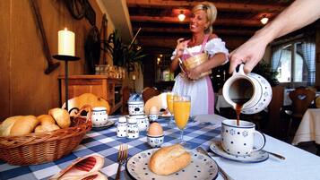Gratis frukostbuffé varje dag