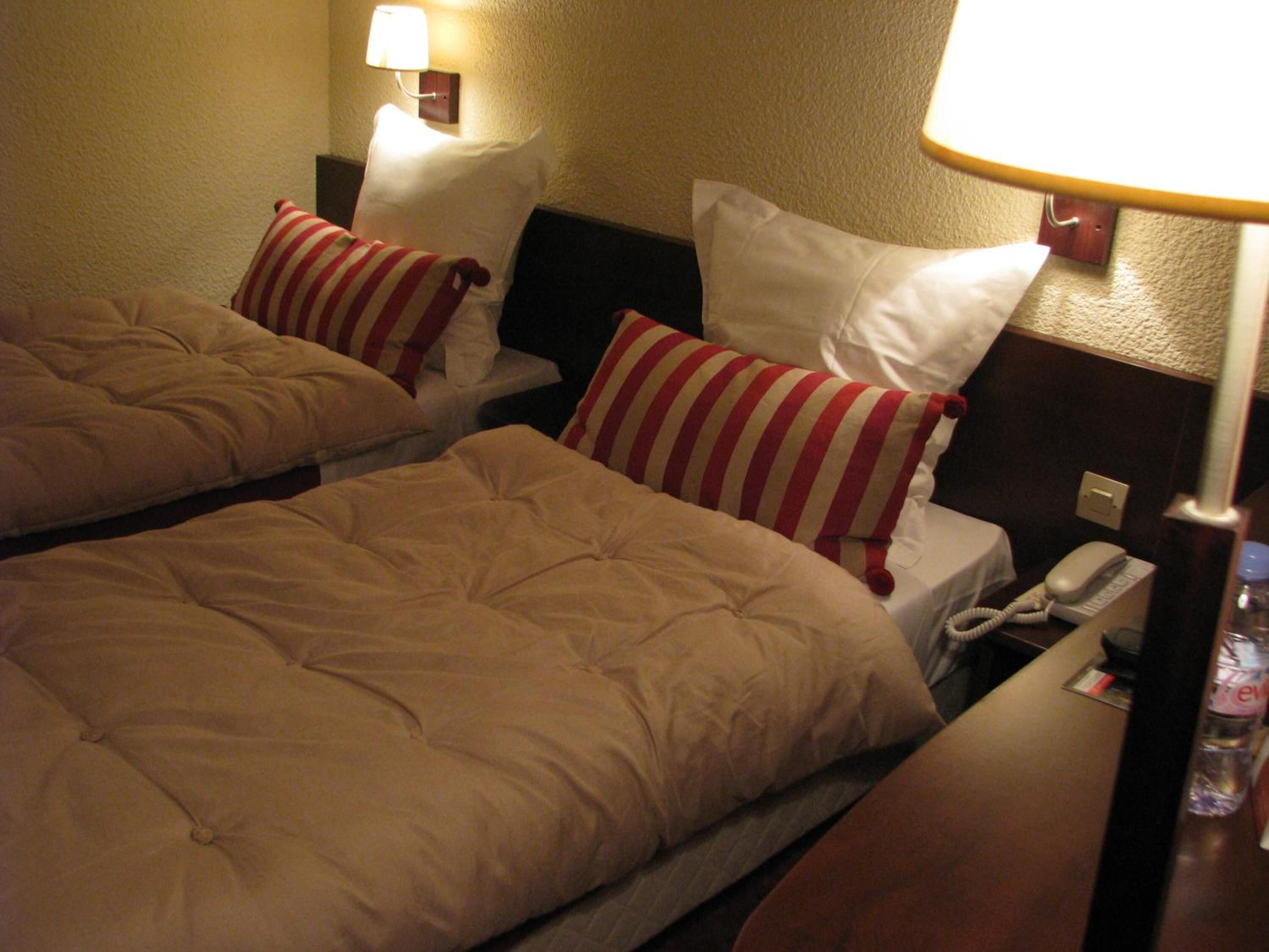 premium bedding, desk, blackout curtains, soundproofing