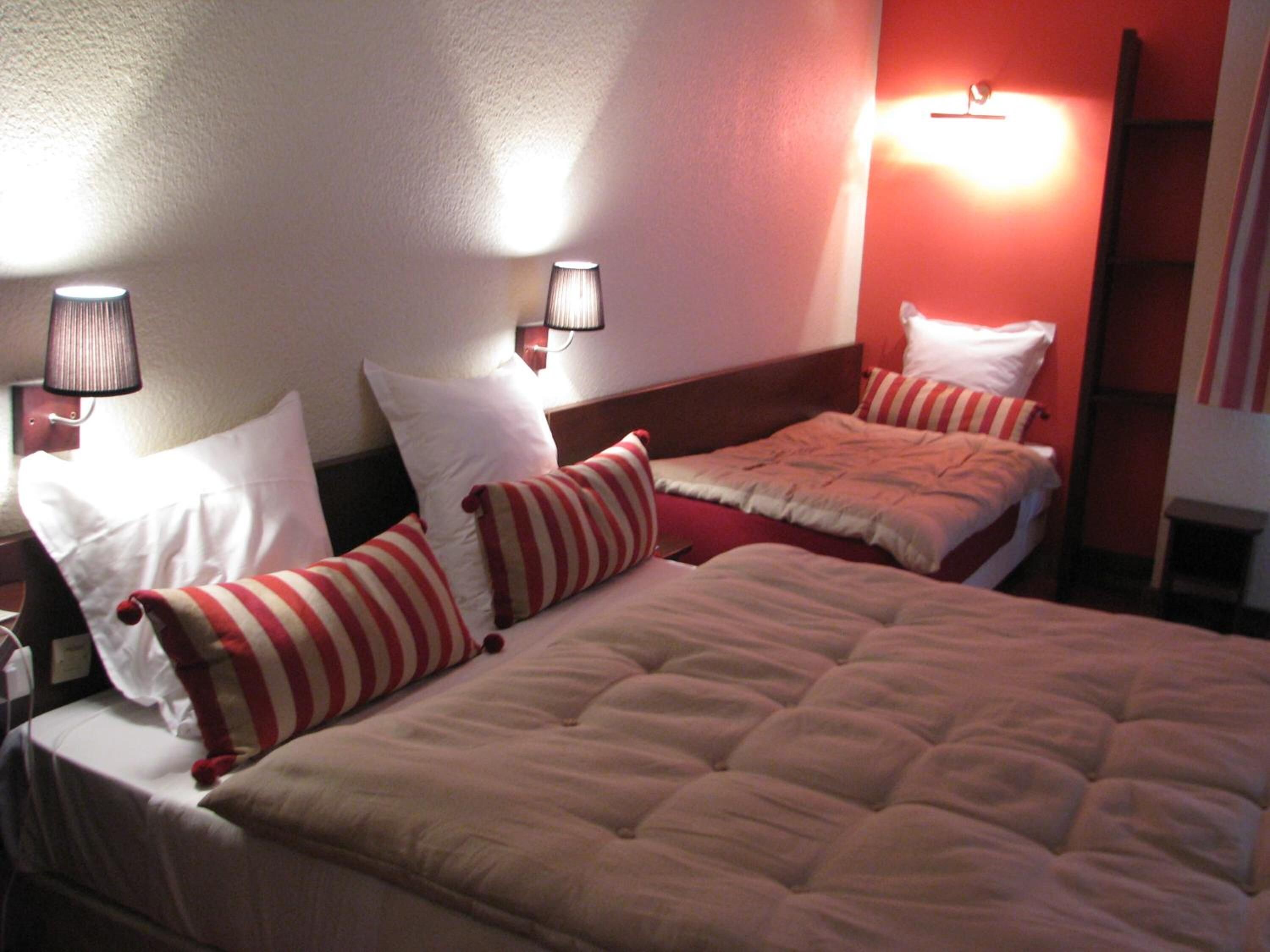 premium bedding, desk, blackout curtains, soundproofing