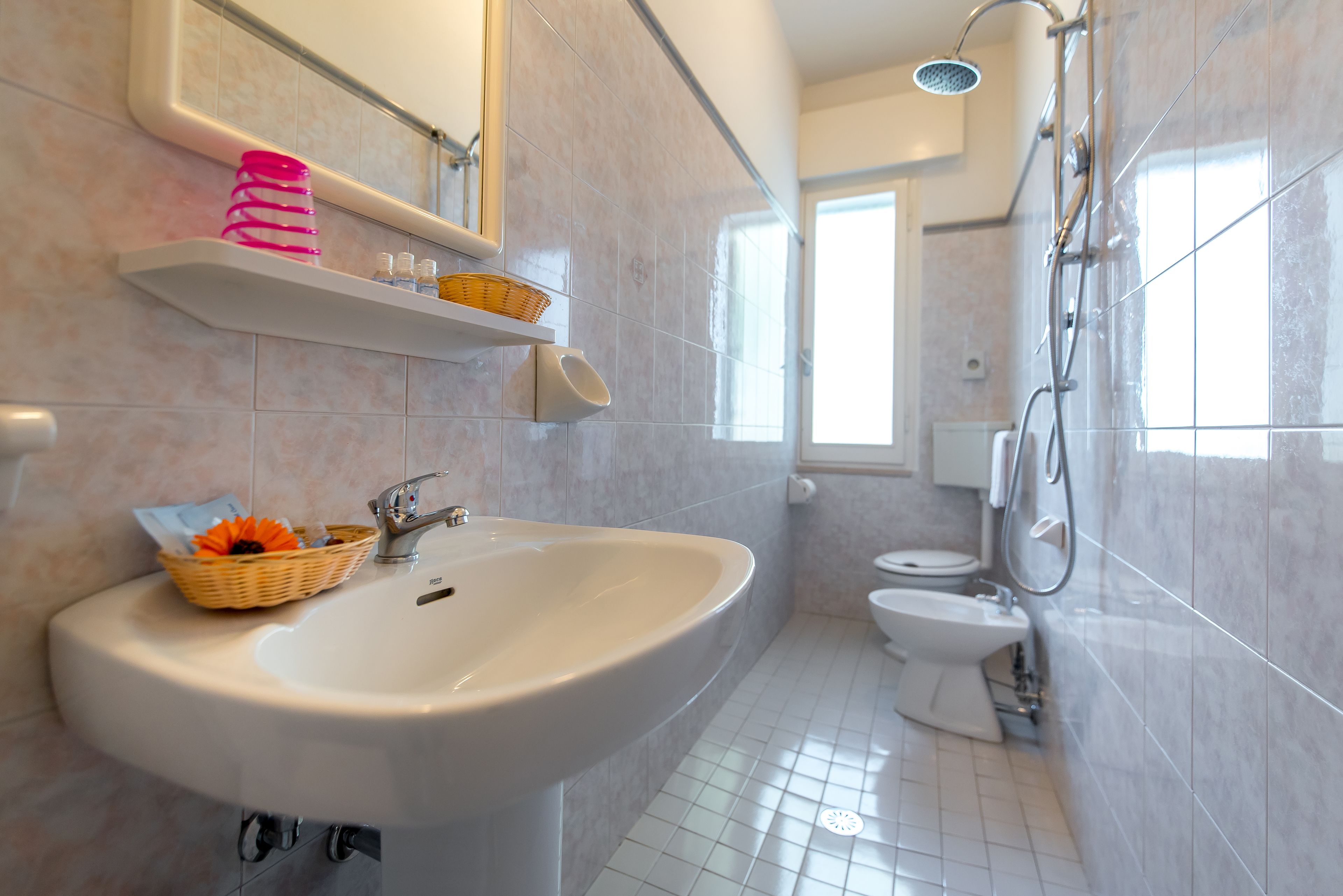 family room, multiple beds, balcony, courtyard area | bathroom | shower, free toiletries, hair dryer, bidet