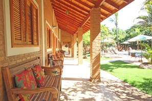 Quadruple Room | View from room - Pousada Faruk (Olímpia)