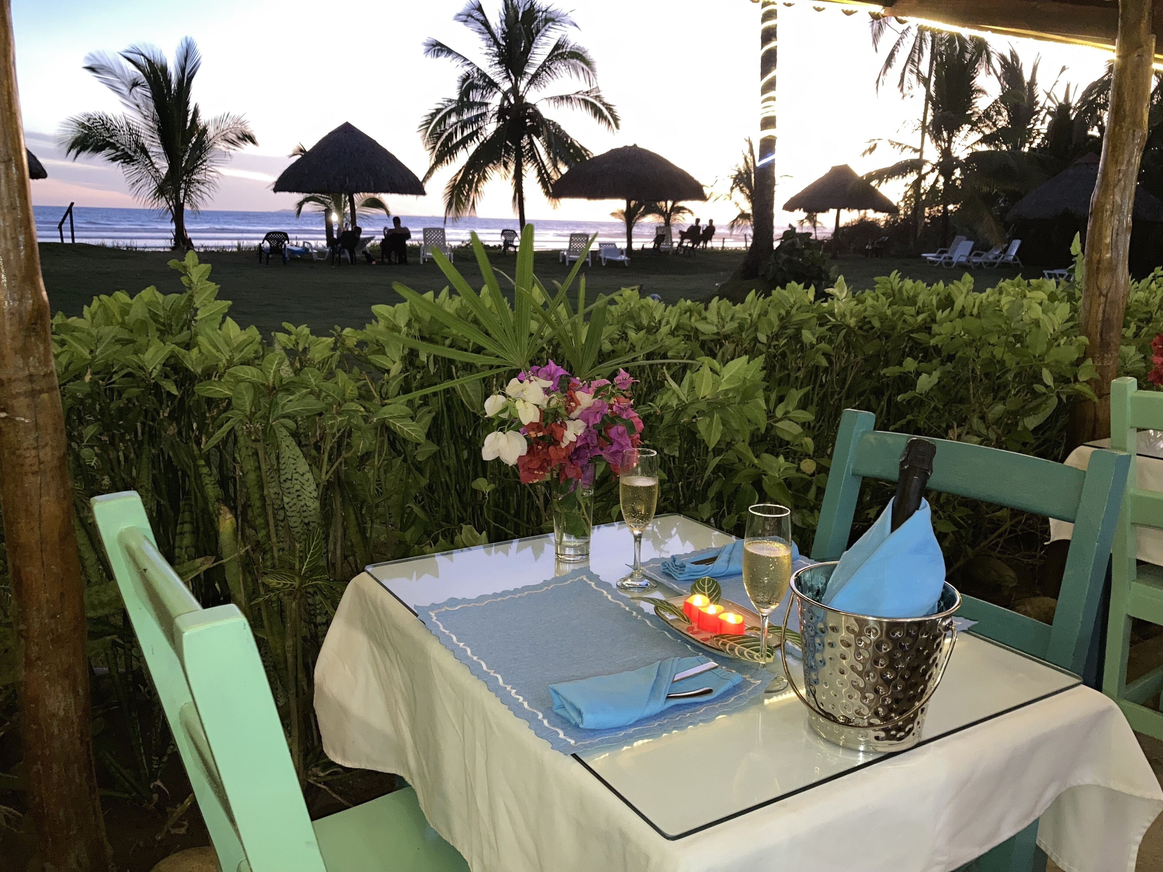 breakfast, lunch, dinner served; international cuisine, beach views