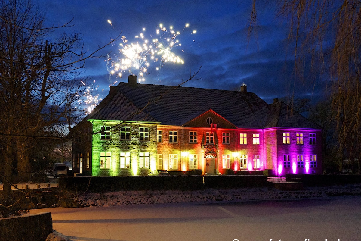 front of property – evening/night