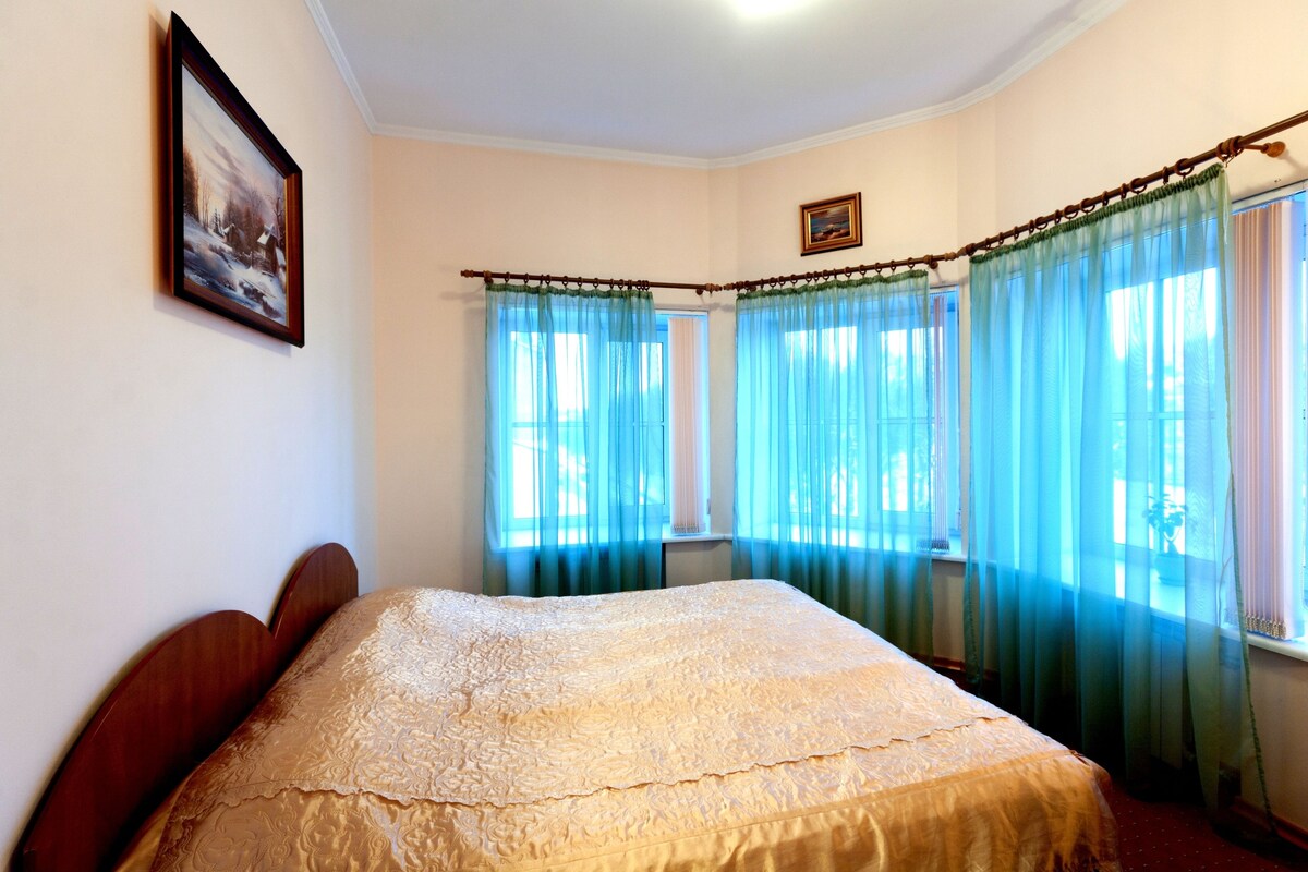 Apartment, 1 Bedroom (Panoramic Window) | Iron/ironing board (on request), cribs (surcharge), WiFi (free)