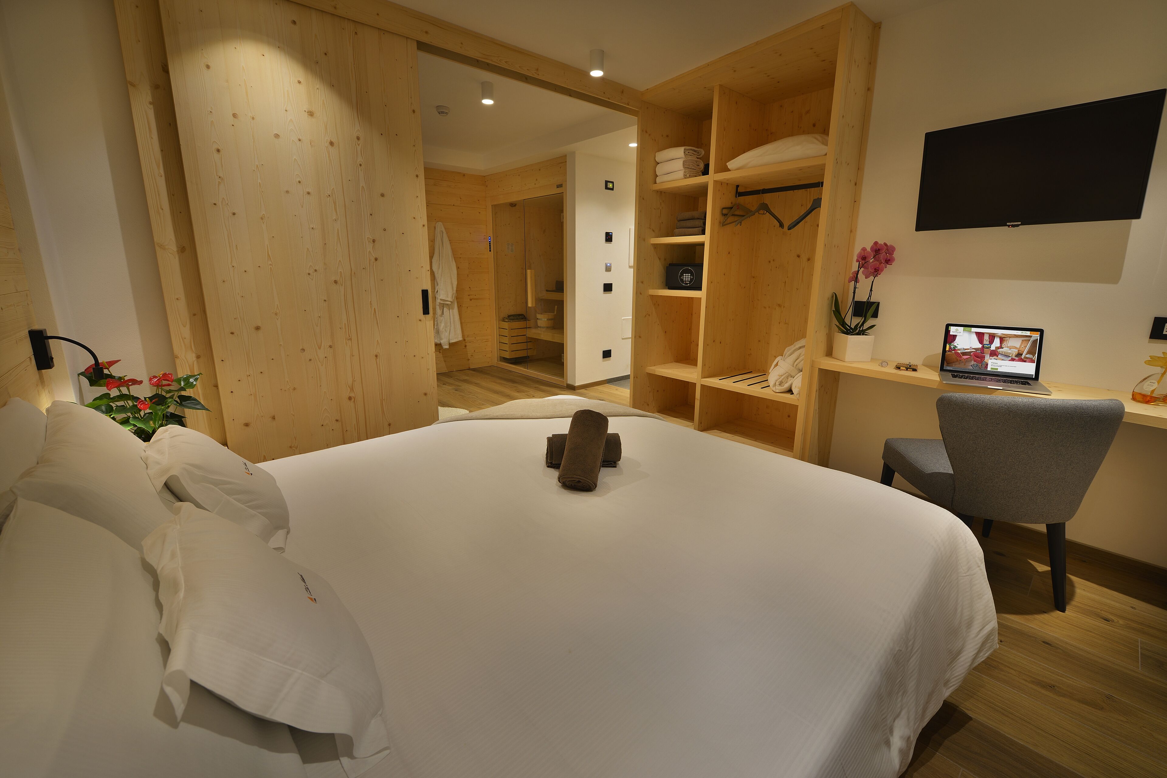 alpine suite with sauna | view from room