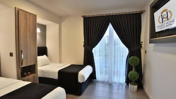 Premium bedding, minibar, in-room safe, desk