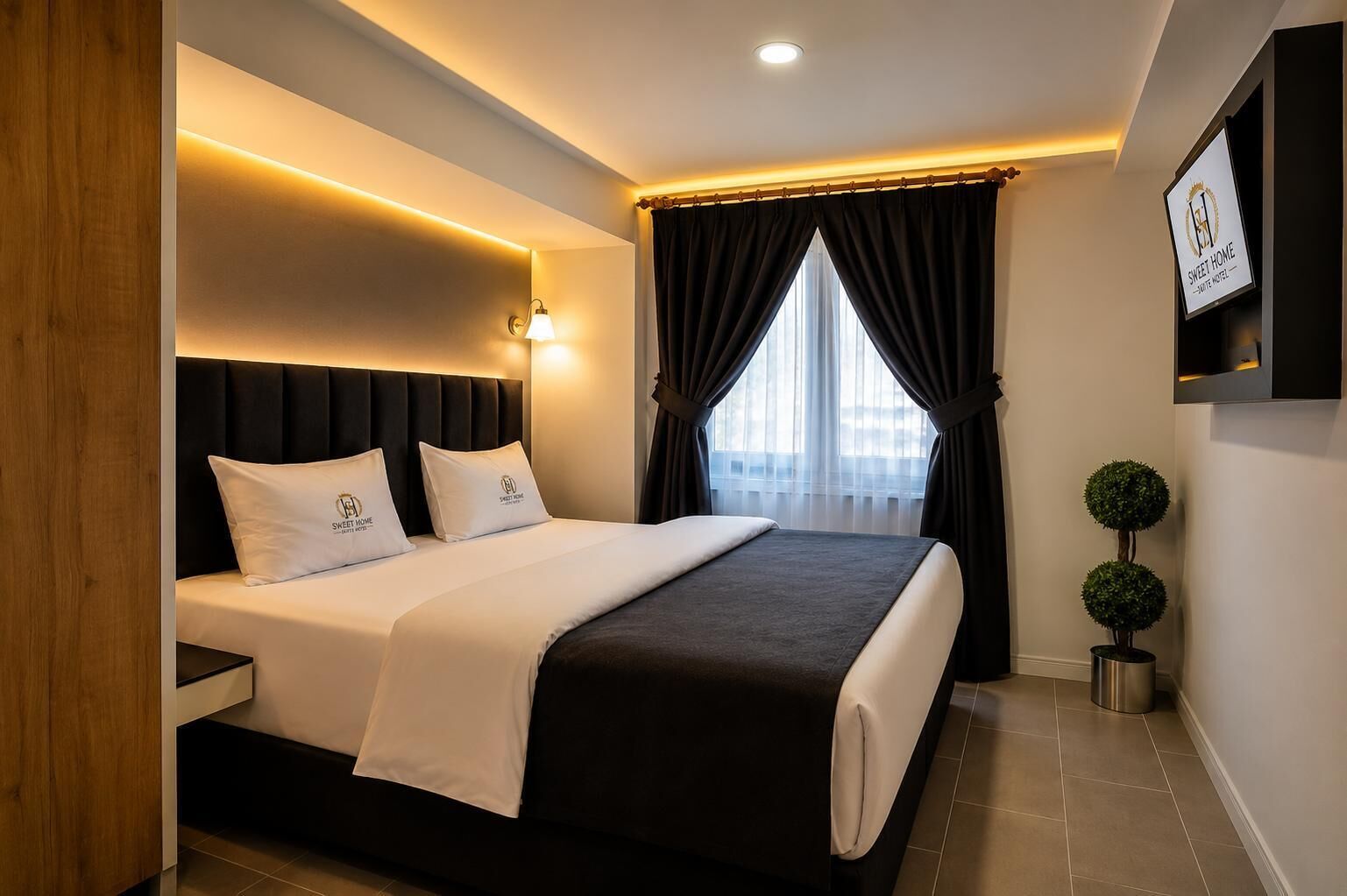 Premium bedding, minibar, in-room safe, desk