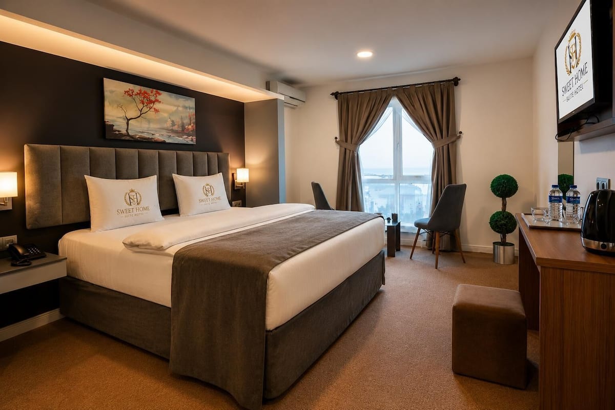Royal-Doppelzimmer, 1 Queen-Bett, Gartenblick