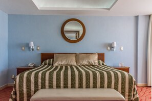 In-room safe, desk, iron/ironing board, free cribs/infant beds