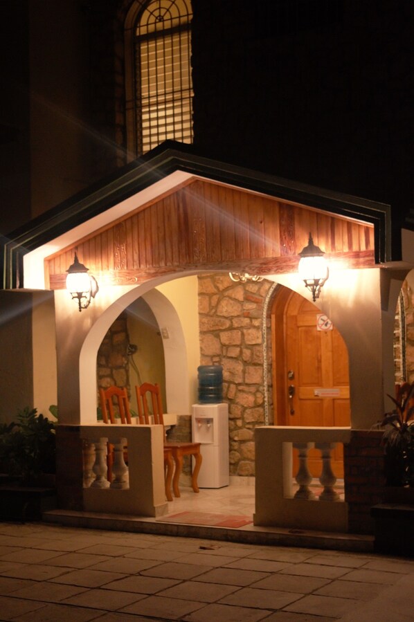 Front of property - evening/night