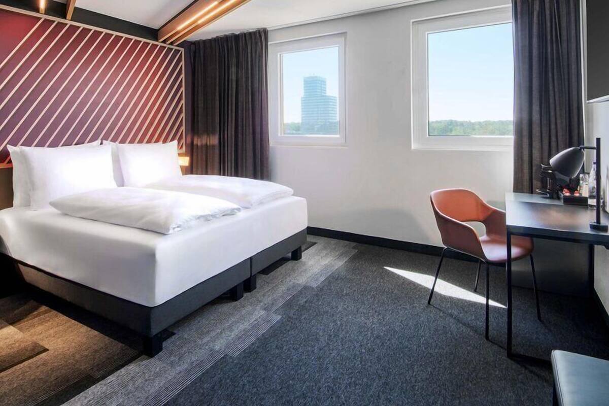 Chambre Double Premium | Bureau, chambres insonorisées, fer et planche à repasser, Wi-Fi gratuit