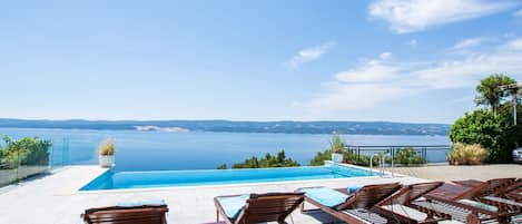 Una piscina riscaldata