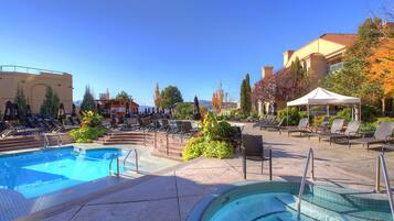 Indoor pool, seasonal outdoor pool