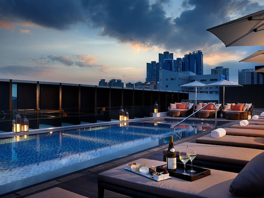 Seasonal outdoor pool