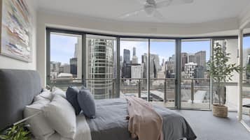 Individually decorated, individually furnished, laptop workspace