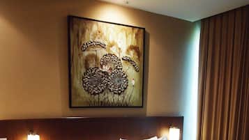 Free minibar items, in-room safe, desk, iron/ironing board
