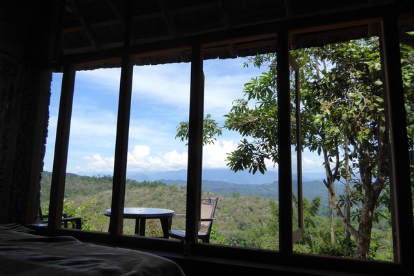 Estudio panorámico, 1 habitación, vista a la montaña (Castalia) | Vista al jardín