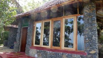 Estudio panorámico, 1 habitación, vista a la montaña (Castalia) | Terraza o patio