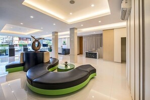 Sala de estar en el lobby