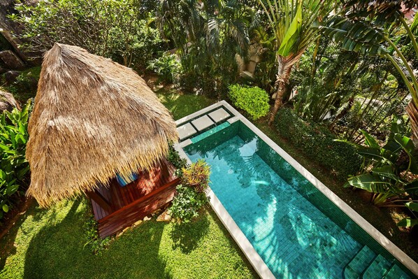 Blick von der Unterkunft