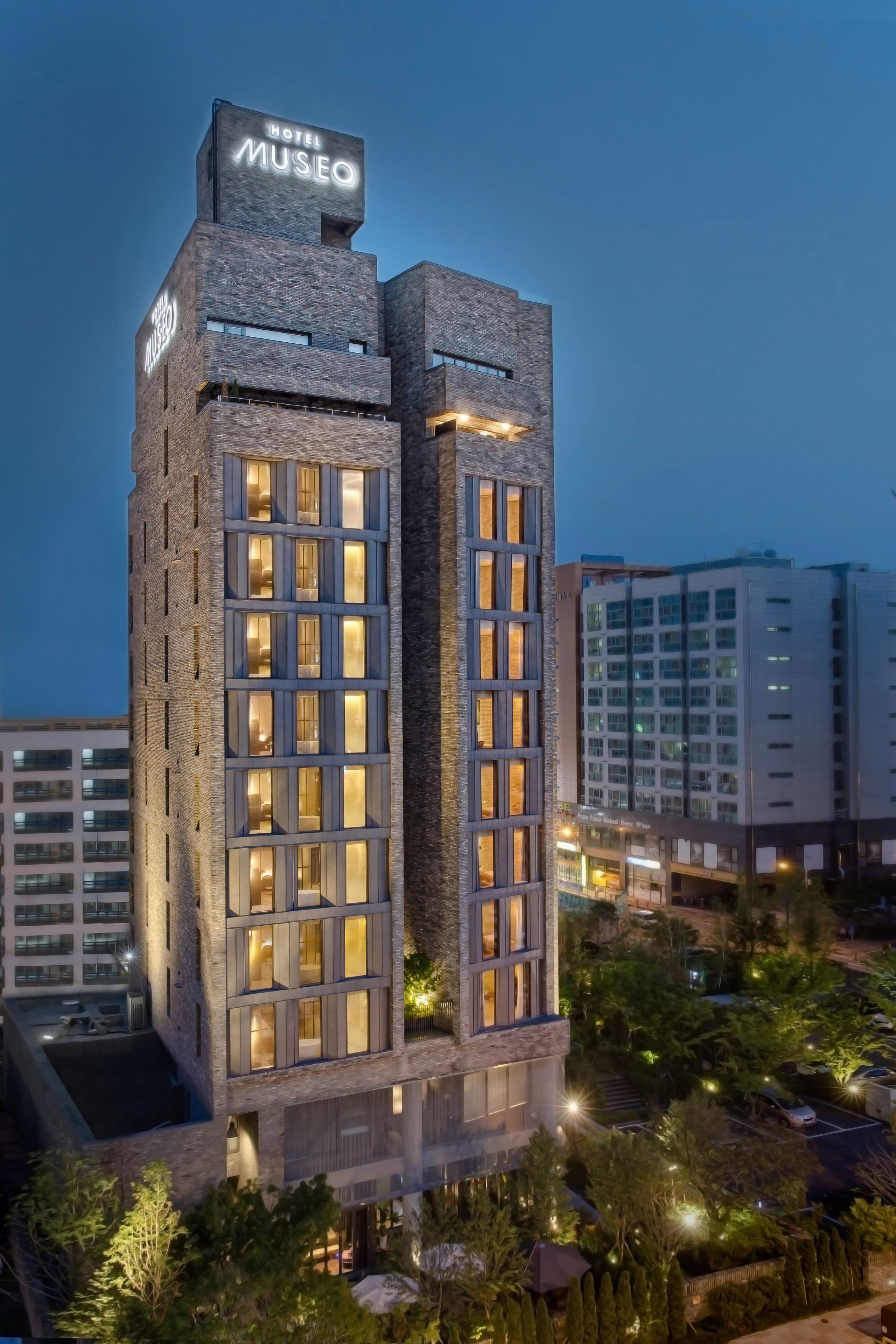 front of property – evening/night