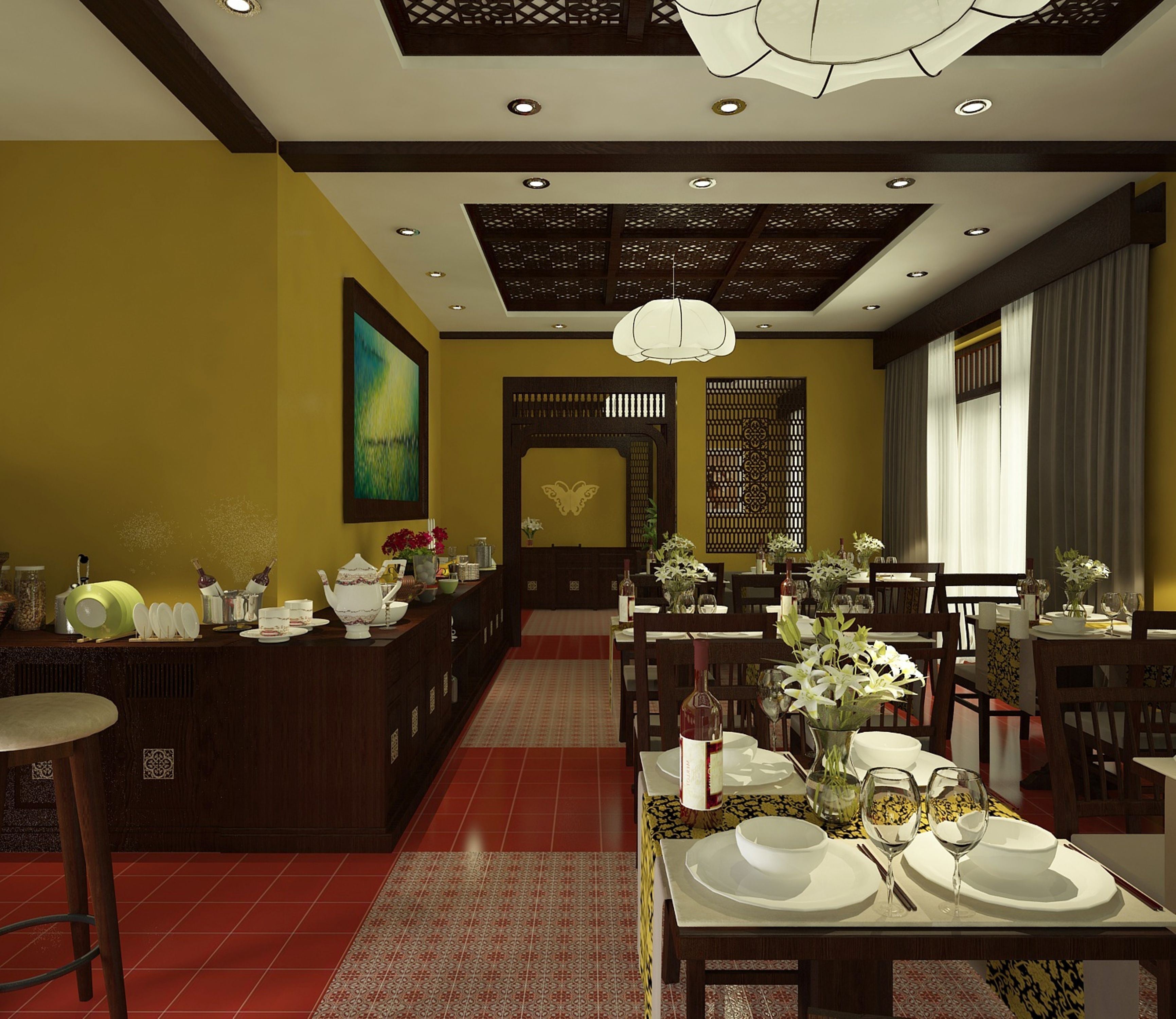 breakfast, lunch, dinner served; local and international cuisine