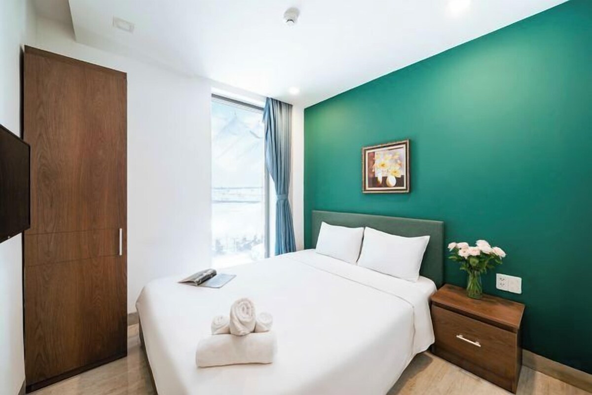 Blackout curtains, iron/ironing board (on request), free WiFi